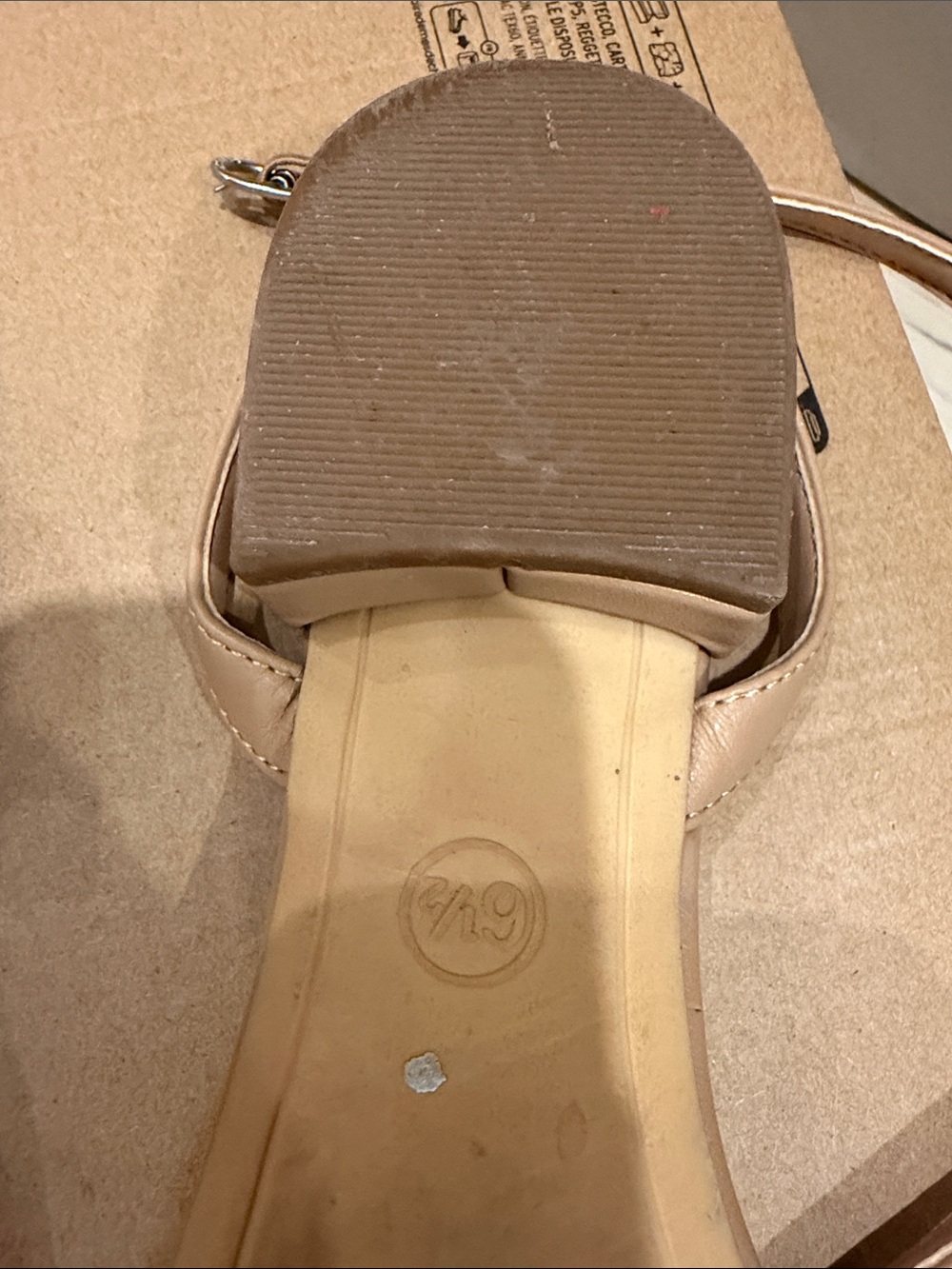 a new day Beige Square-Toe Ankle-Strap Sandals - Picture 5 of 5